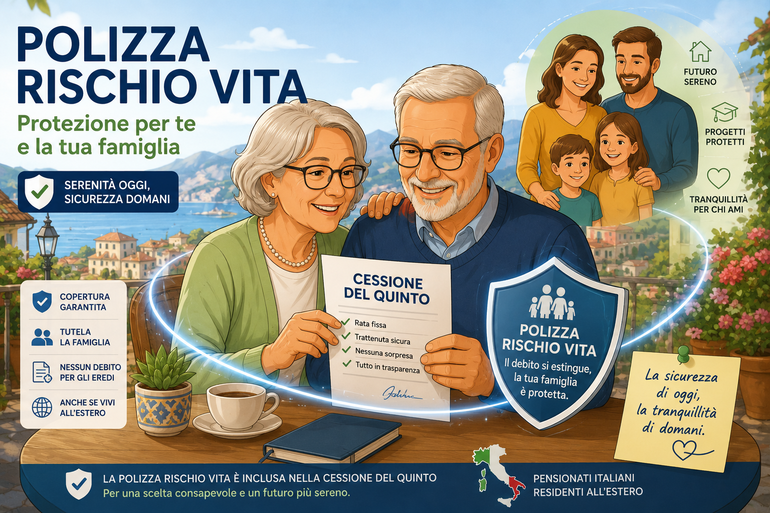 polizza rischio vita pensionati residenti all'estero