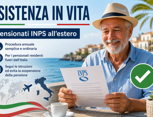 Accertamento esistenza in vita Pensionati residenti all’estero INPS